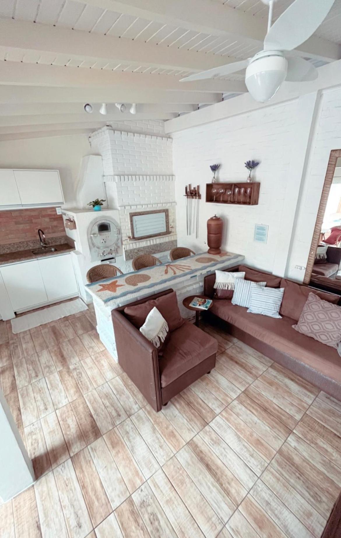 Casa com piscina e acesso a pé à Praia do Santinho Florianópolis Exterior foto